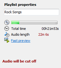 audio cut off